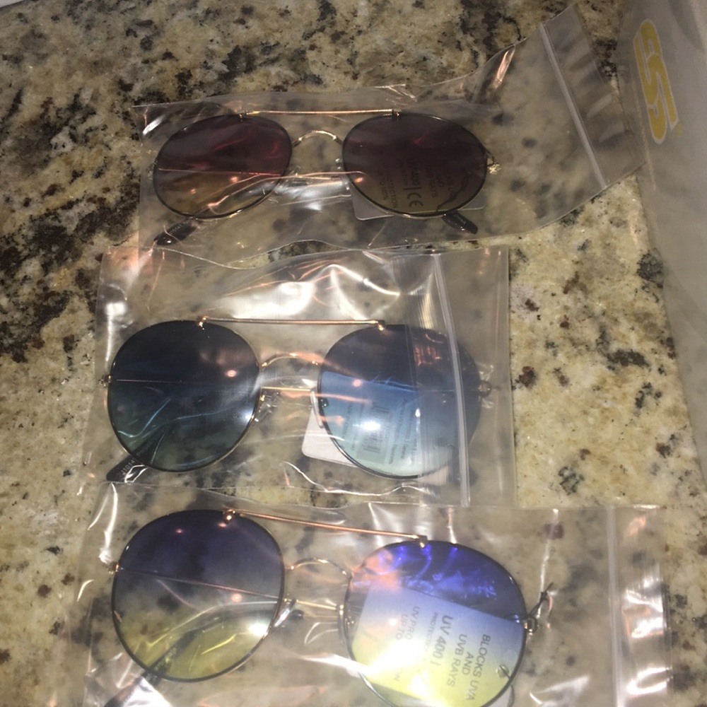 Set of 3 sunglasses